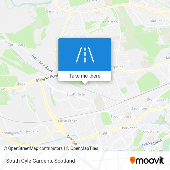 South Gyle Gardens map