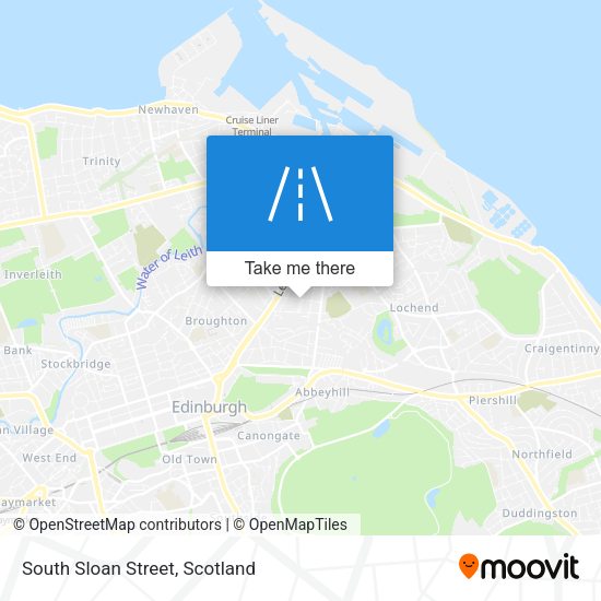 South Sloan Street map
