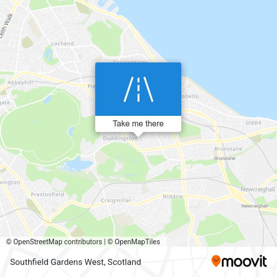 Southfield Gardens West map