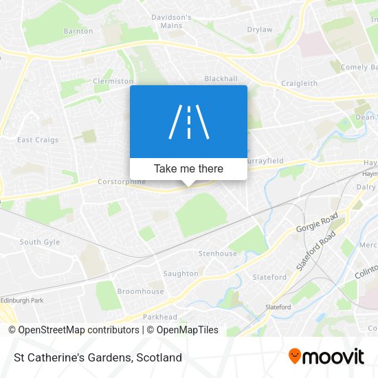 St Catherine's Gardens map