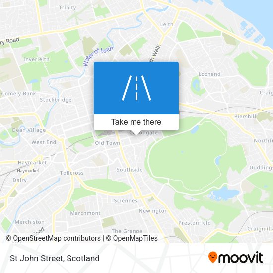St John Street map