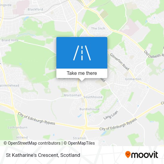 St Katharine's Crescent map
