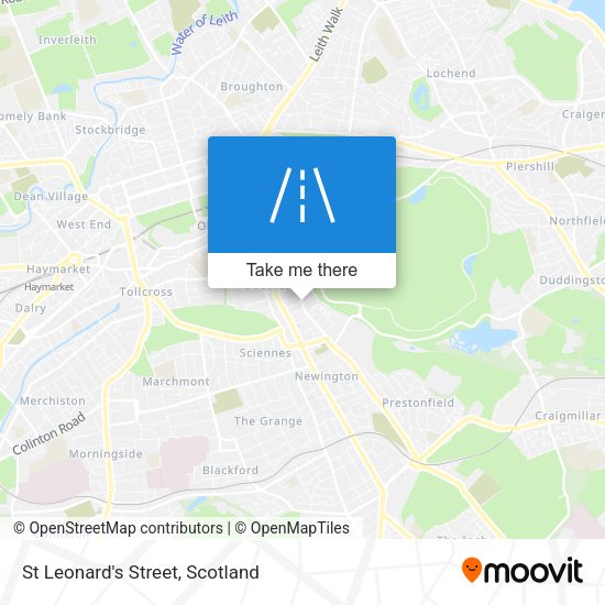 St Leonard's Street map