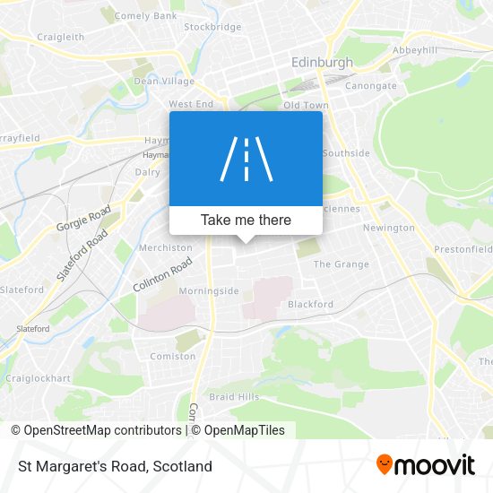 St Margaret's Road map
