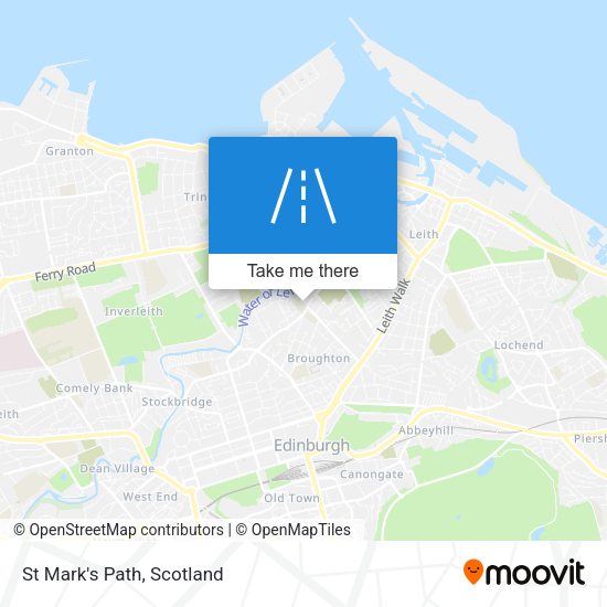 St Mark's Path map