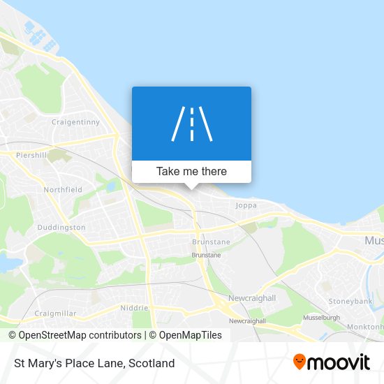 St Mary's Place Lane map
