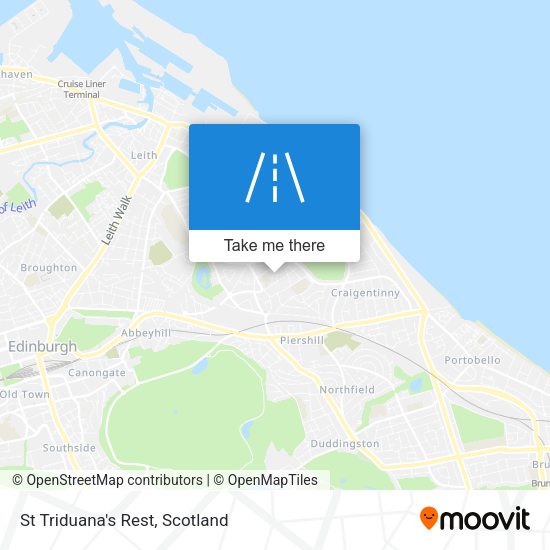 St Triduana's Rest map
