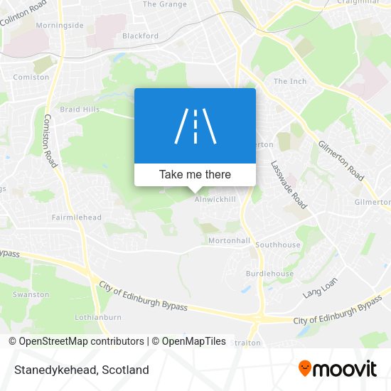 Stanedykehead map