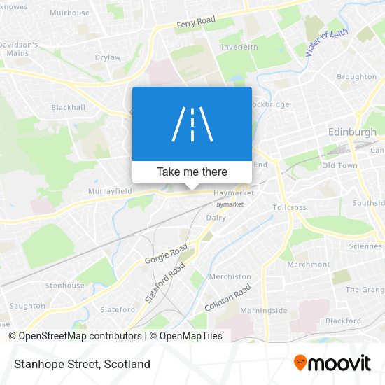 Stanhope Street map