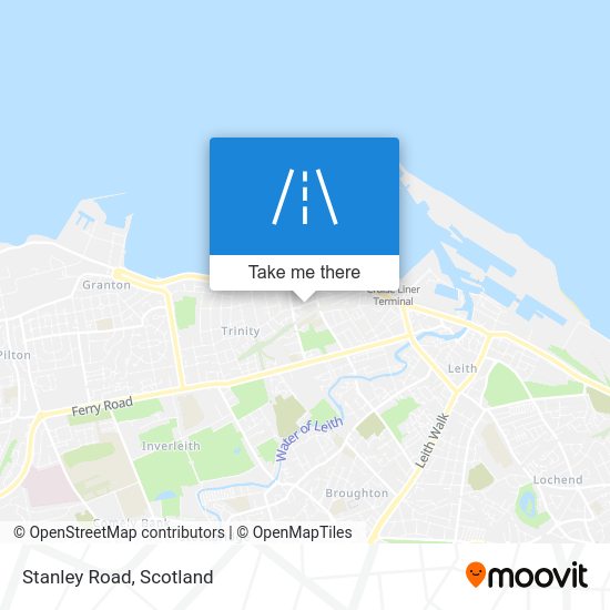 How to get to Stanley Road, Edinburgh by bus?