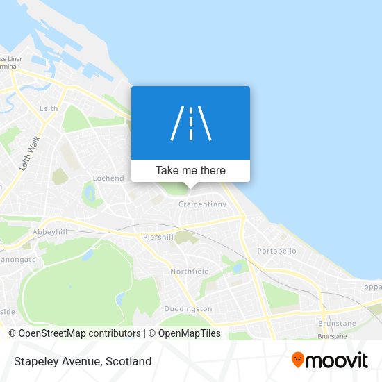 Stapeley Avenue map