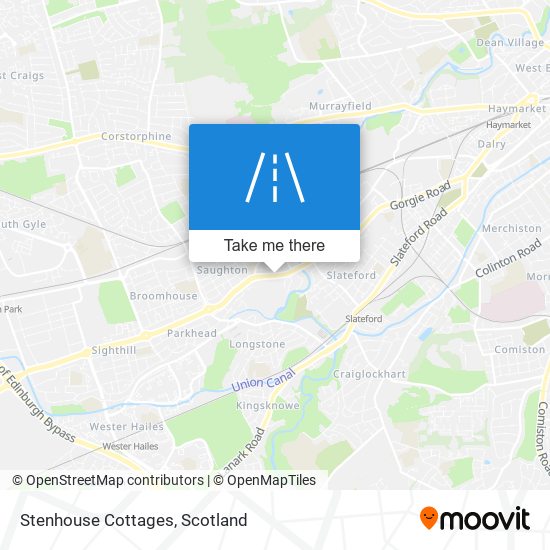 Stenhouse Cottages map