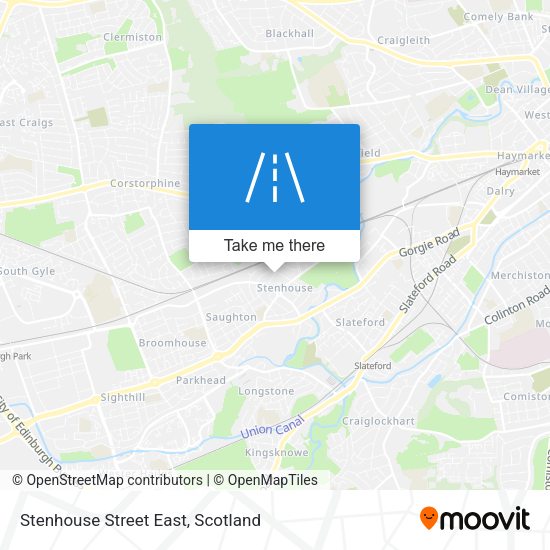 Stenhouse Street East map