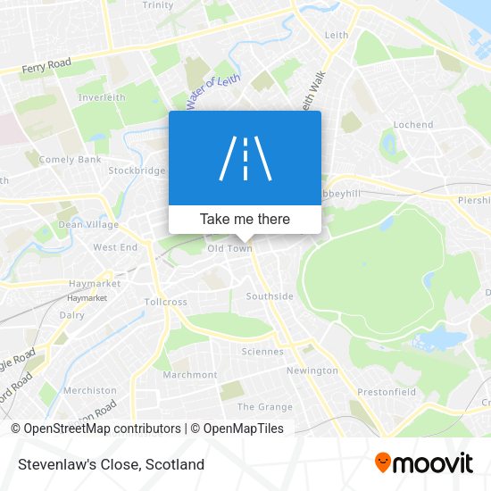 Stevenlaw's Close map
