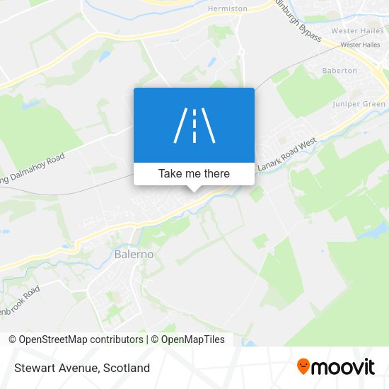 Stewart Avenue map