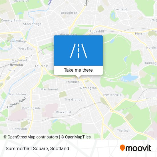 Summerhall Square map