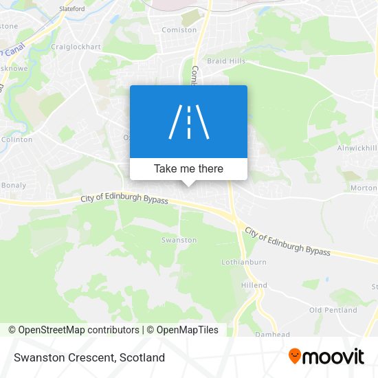 Swanston Crescent map
