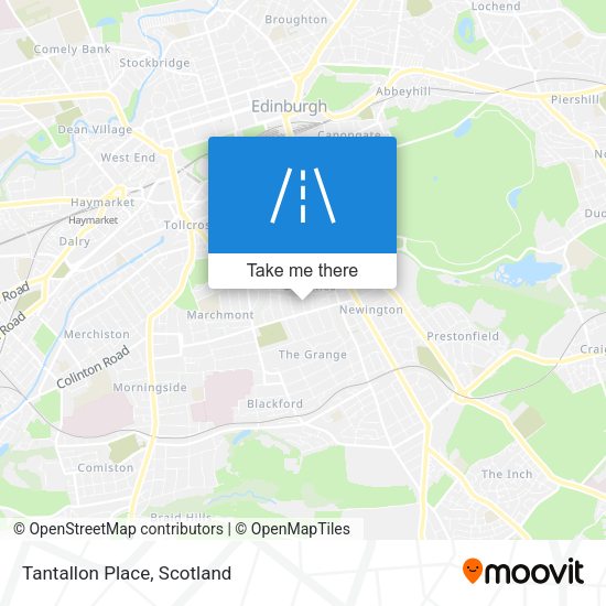 Tantallon Place map