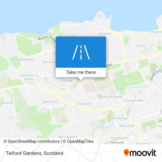 Telford Gardens map
