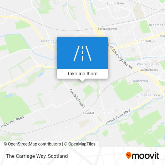 The Carriage Way map