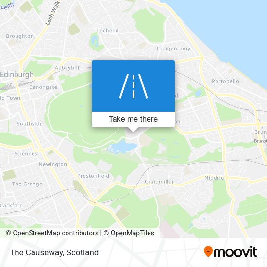 The Causeway map