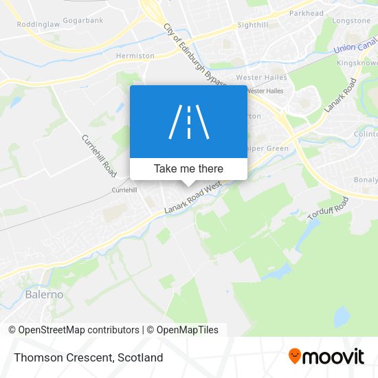 Thomson Crescent map