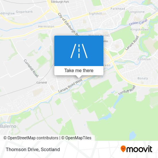 Thomson Drive map
