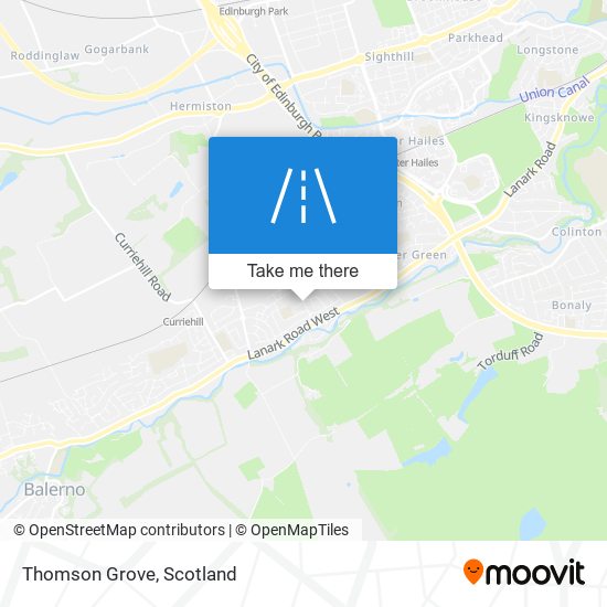 Thomson Grove map