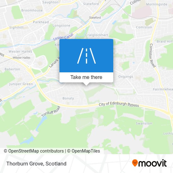 Thorburn Grove map