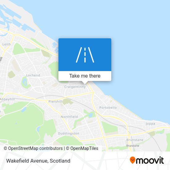 Wakefield Avenue map