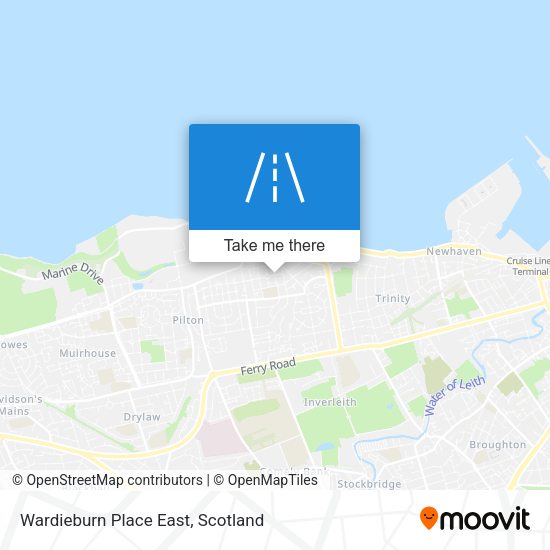 Wardieburn Place East map