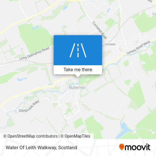 Water Of Leith Walkway map