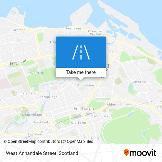 West Annandale Street map