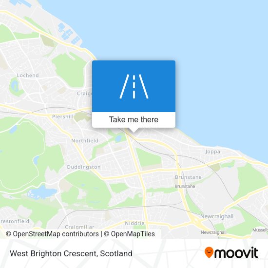 West Brighton Crescent map