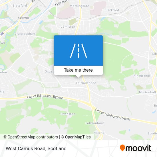 West Camus Road map