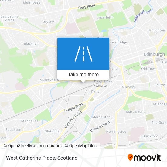West Catherine Place map