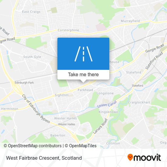 West Fairbrae Crescent map
