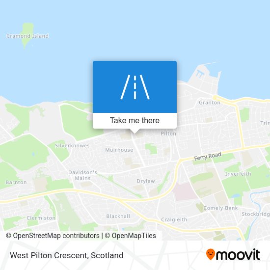 West Pilton Crescent map