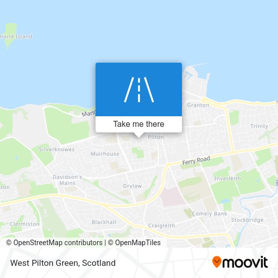 West Pilton Green map