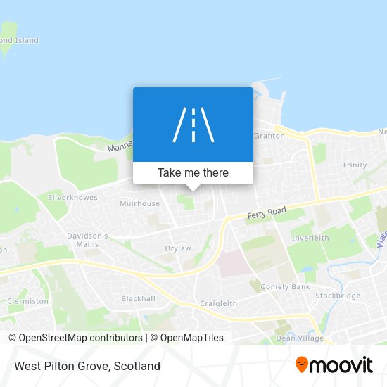 West Pilton Grove map