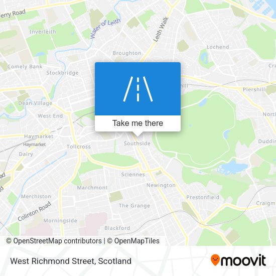 West Richmond Street map