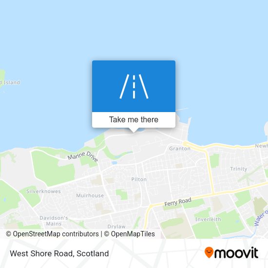 West Shore Road map