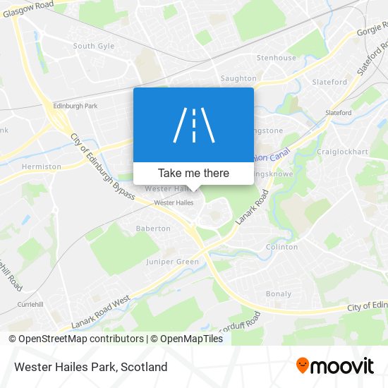 Wester Hailes Park map