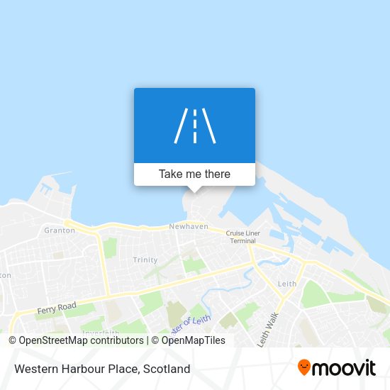 Western Harbour Place map