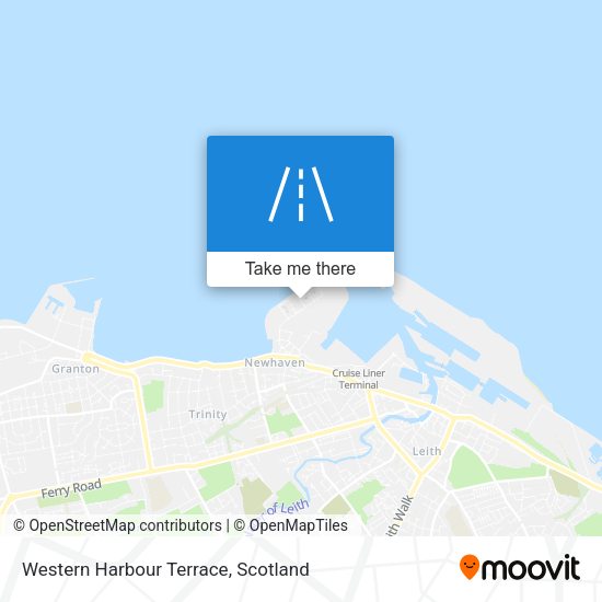Western Harbour Terrace map
