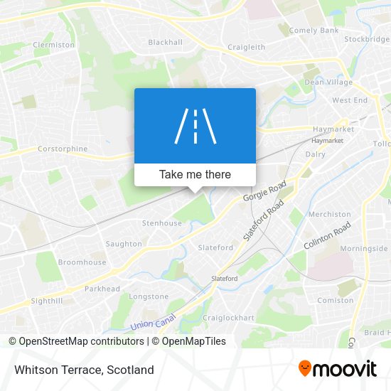 Whitson Terrace map