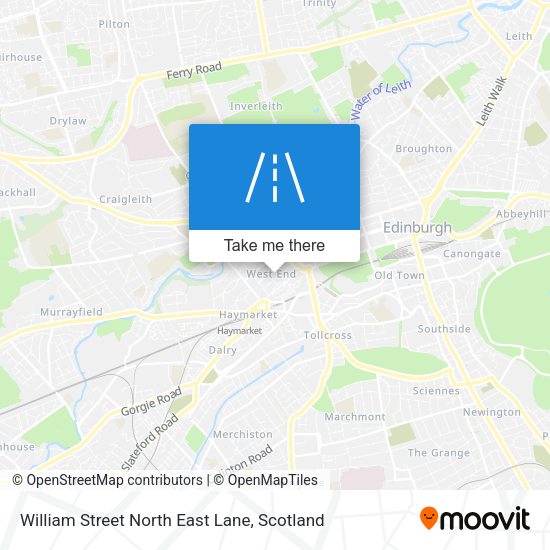 William Street North East Lane map