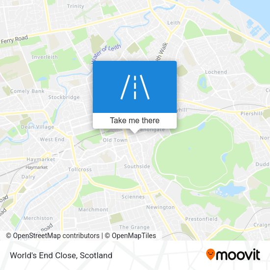 World's End Close map