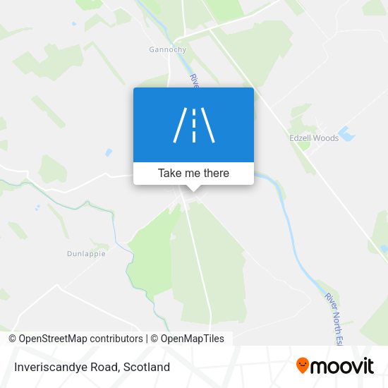 Inveriscandye Road map