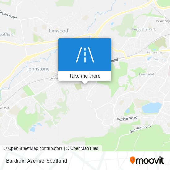 Bardrain Avenue map